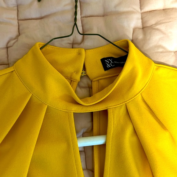 Short sleeve front tie midi dress - Picture 4 of 4